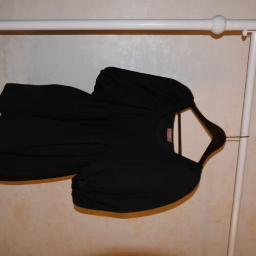 Alternative view of #1 Poppy Balloon Blouse (Black)