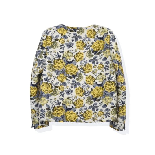 Alternative view of #5.1 Essential Yellow Floral Jacquard Jacket