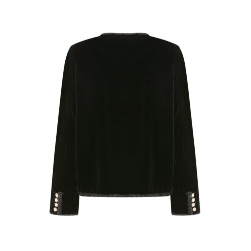 Alternative view of #15 Essential Agehara Velvet Jacket (Black)