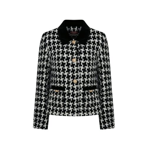 #17 Shiny B/W Houndstooth Tweed (Jacket)