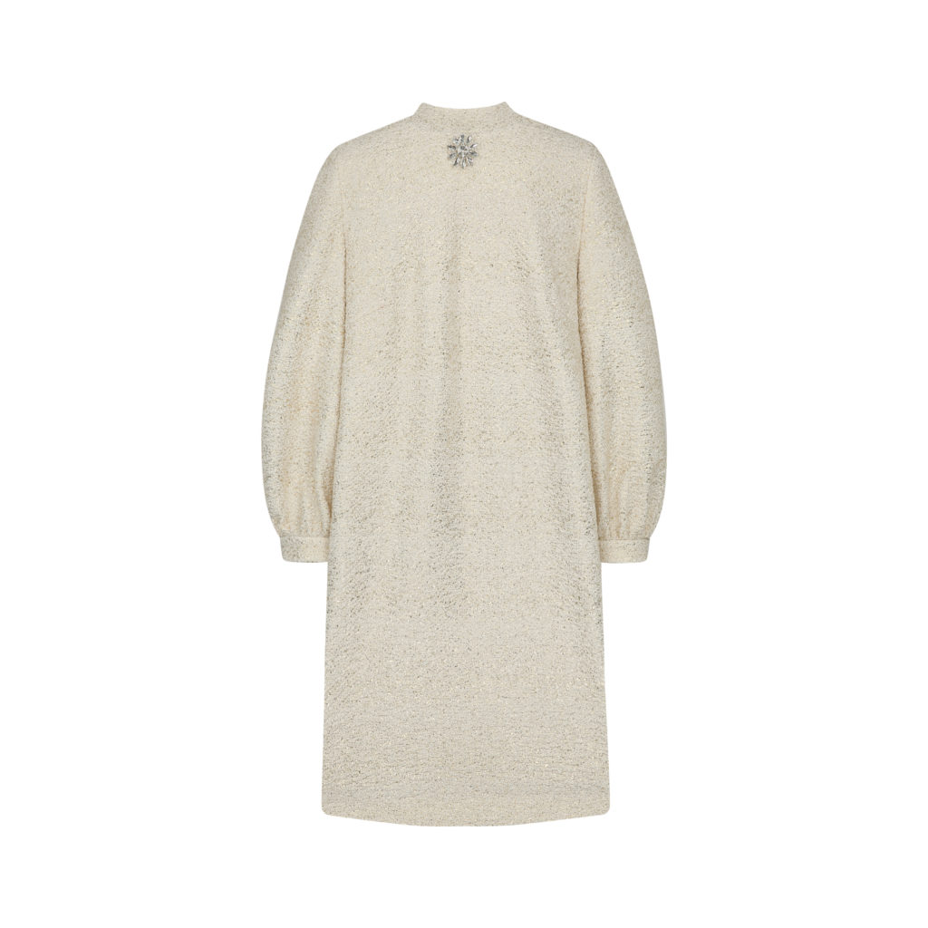 #25 Crystal Back Detailed Jersey Dress