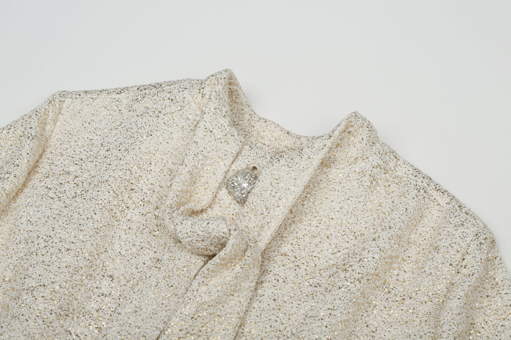#25 Crystal Back Detailed Jersey Dress
