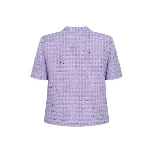 Alternative view of #27.1 Shiny Lavender Tweed Vest [+Sleeves/ 소매추가]