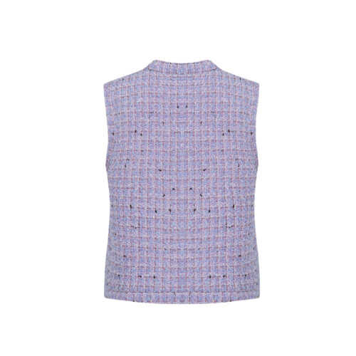 Alternative view of #27 Shiny Lavender Tweed Vest