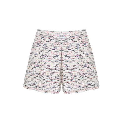 #29 Pleated French Tweed Shorts