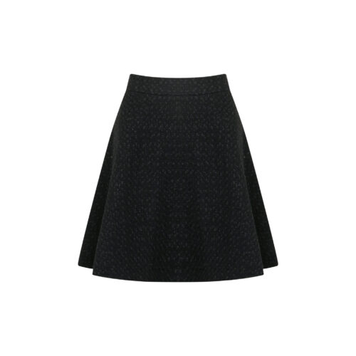 #32.1 Midnight in London Black Tweed (Skirt)