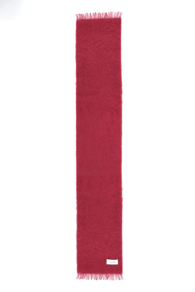 #36 Luxury British Mohair Scarf (Dark Rose Pink)