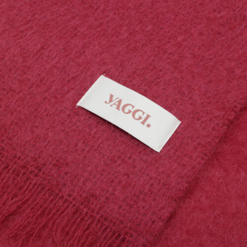Alternative view of #36 Luxury British Mohair Scarf (Dark Rose Pink)