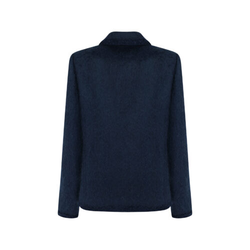 Alternative view of #37 British Mohair Jacket (Dark Navy)