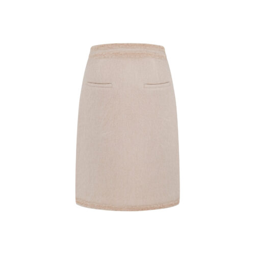 Alternative view of #38.1 British Mohair Skirt (Baby Pink)