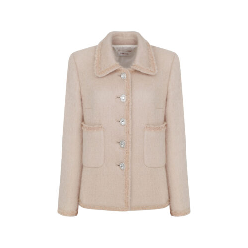 #38 British Mohair Jacket (Baby Pink)