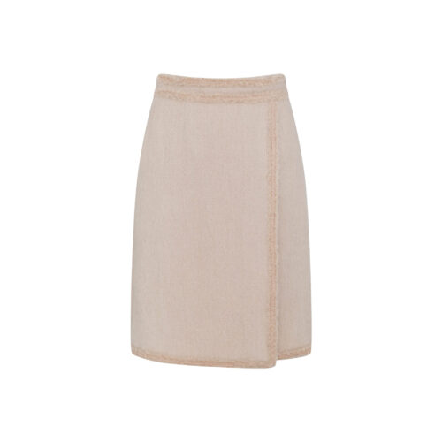 #38.1 British Mohair Skirt (Baby Pink)