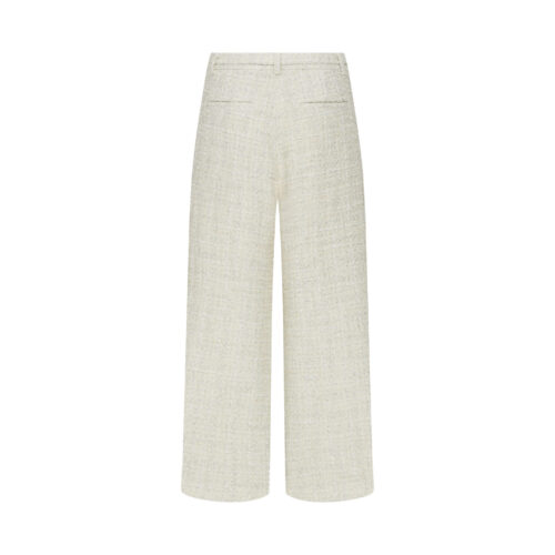 Alternative view of #44.1 Shiny White/Silver French Tweed Trousers