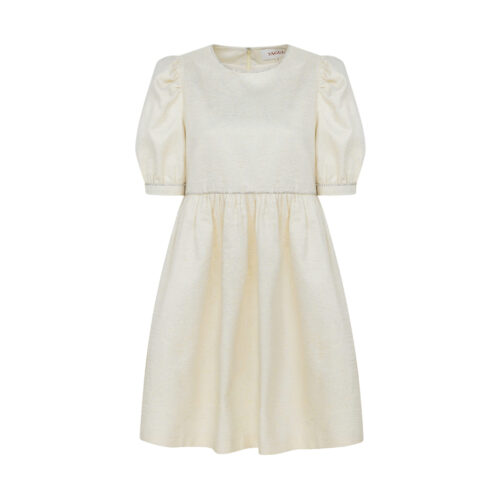 #46 French Jacquard Balloon Dress