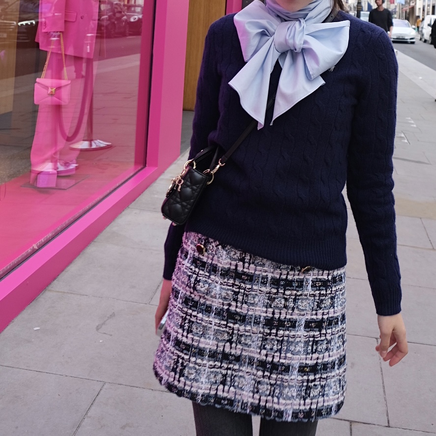 #55.1 Night Garden Tweed Skirt (SET 구매시 5% 할인적용)