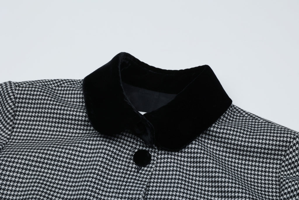 #57 London Check Wool Dress