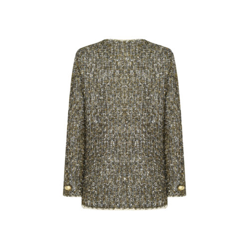 Alternative view of #56 Shiny Black and Gold Tweed Jacket