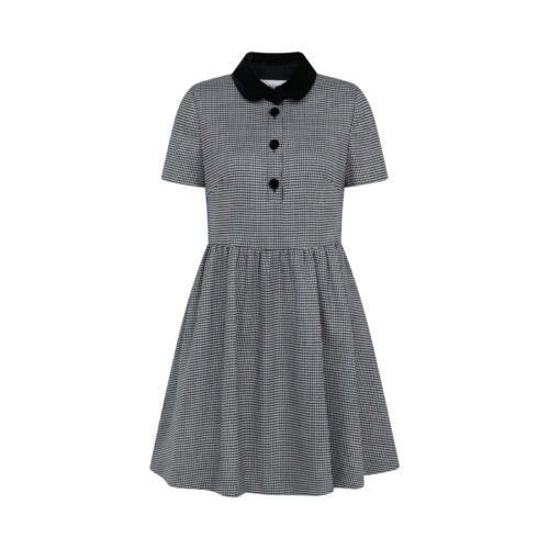#57 London Check Wool Dress