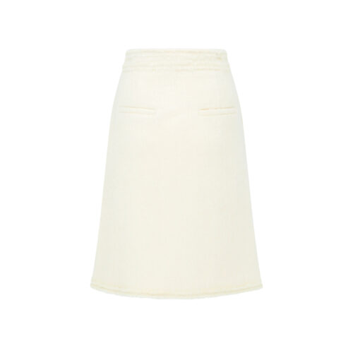Alternative view of #59.1 British Mohair Skirt (Ecru)
