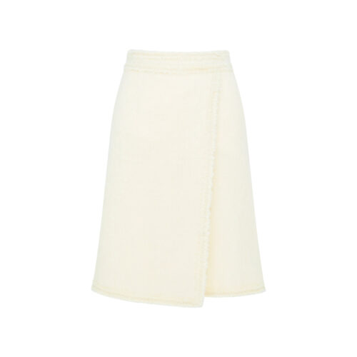 #59.1 British Mohair Skirt (Ecru)