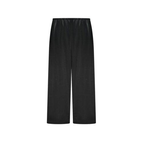 Alternative view of #65 Chelsea Satin Silk Trousers (Black)