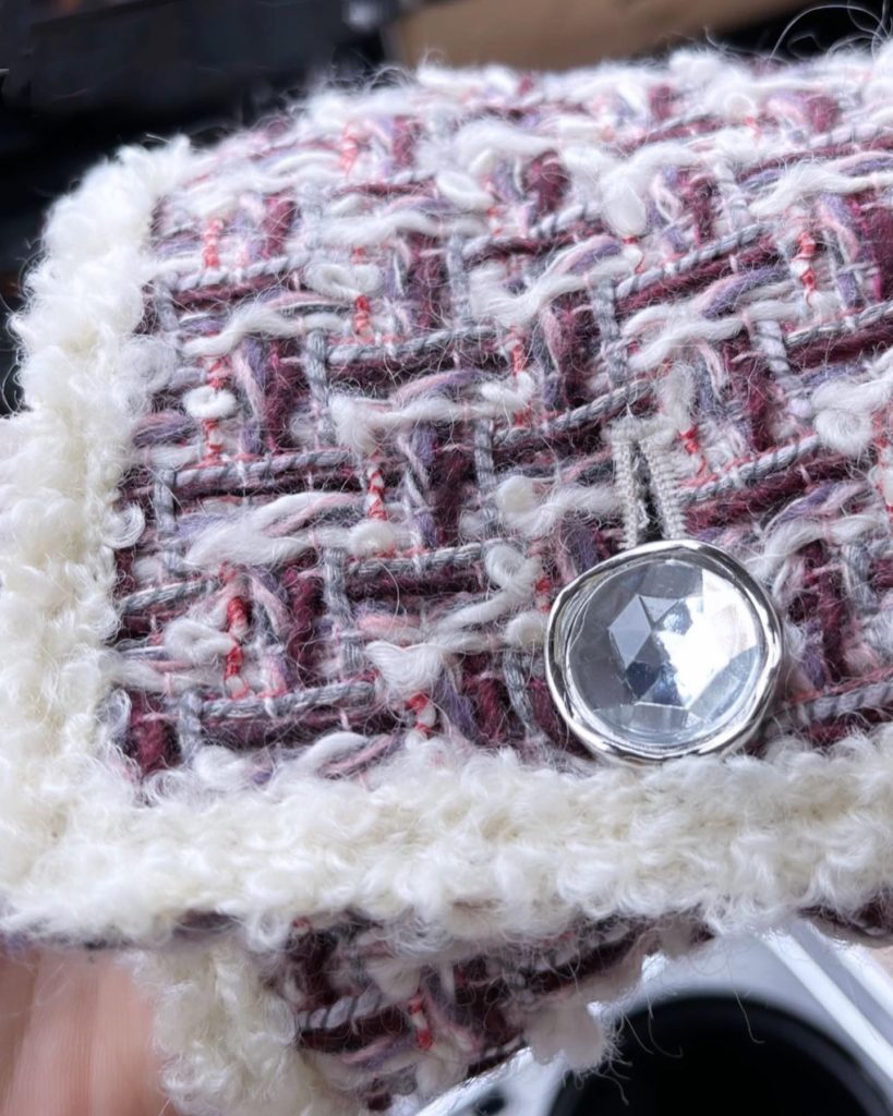 #64 Snowball Pink Sailor Tweed Jacket