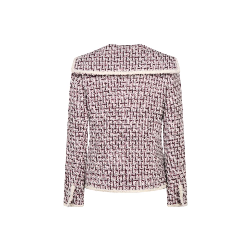 #64 Snowball Pink Sailor Tweed Jacket