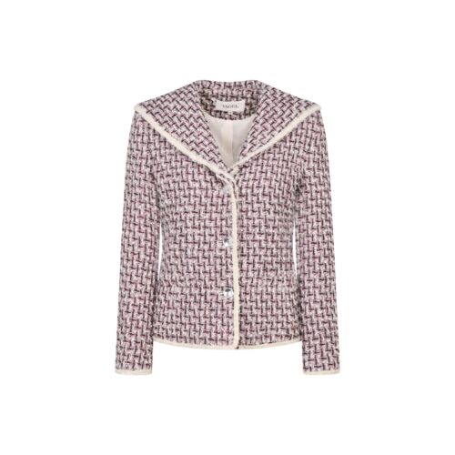 #64 Snowball Pink Sailor Tweed Jacket