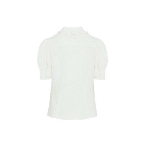 Alternative view of #68.2 Italian Jacquard Cotton Blouse