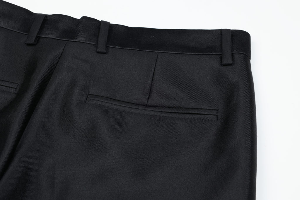 #69.1 Hepburn Mikado Silk Trousers (Black)