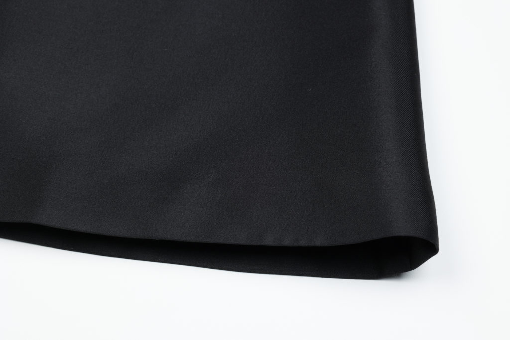 #70 Petite Silk Button Dress (Black)