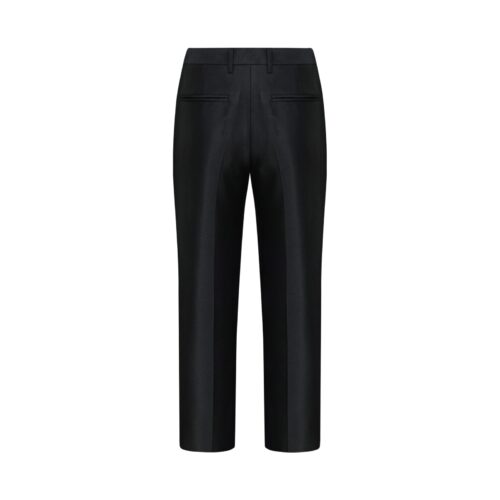 Alternative view of #107 Hepburn Silk Trousers (Black)