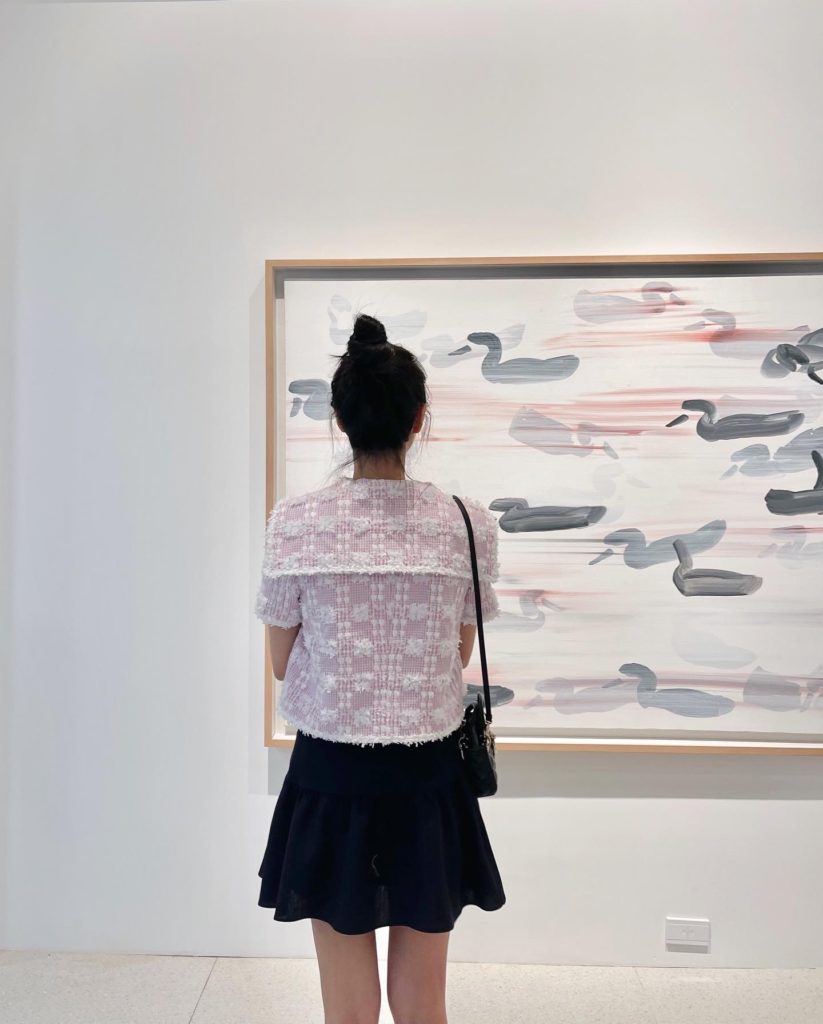 #72 Pink Houndstooth Sailor Tweed Jacket ( Set-Up 5% Off)