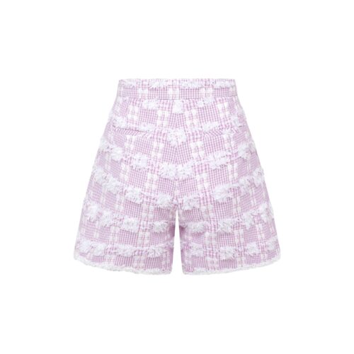 Alternative view of #72.1 Pink Houndstooth Sailor Tweed Shorts ( Set-Up 5% Off)