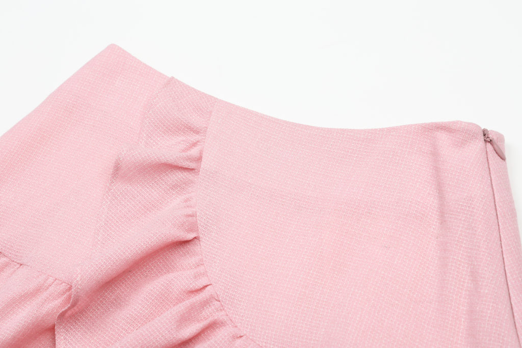 #73.1 Holiday Frill Skirt (Pink)