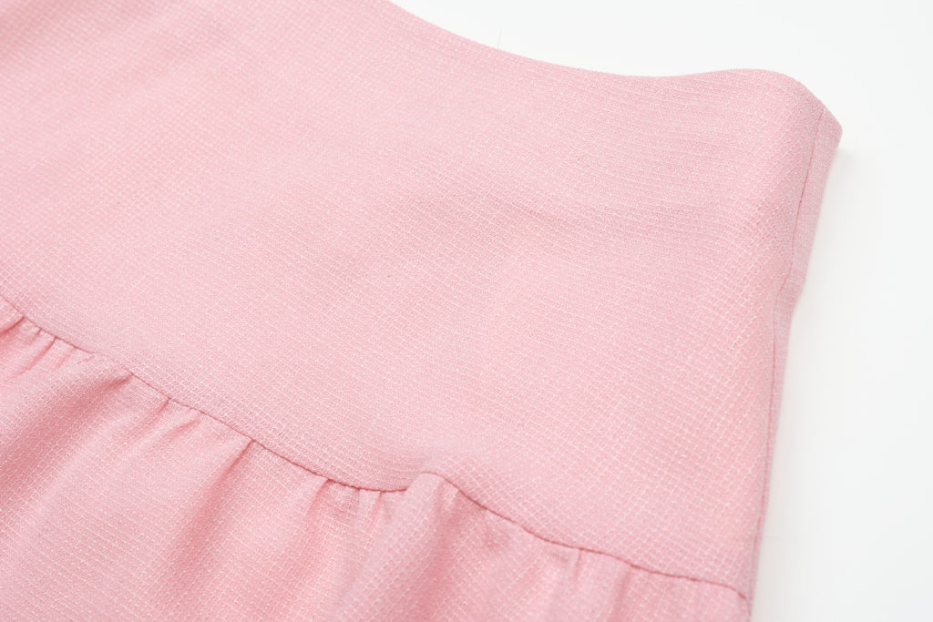 #73.1 Holiday Frill Skirt (Pink)