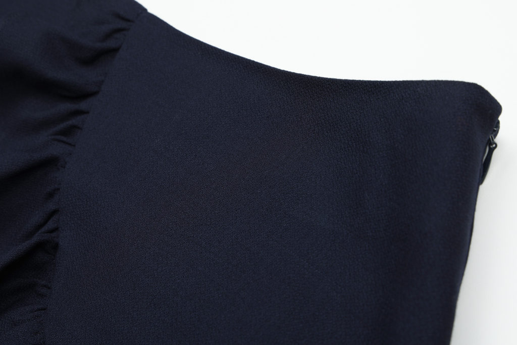 #73 Holiday Frill Skirt (Deep Navy)