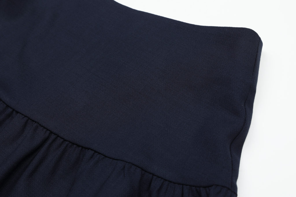 #73 Holiday Frill Skirt (Deep Navy)