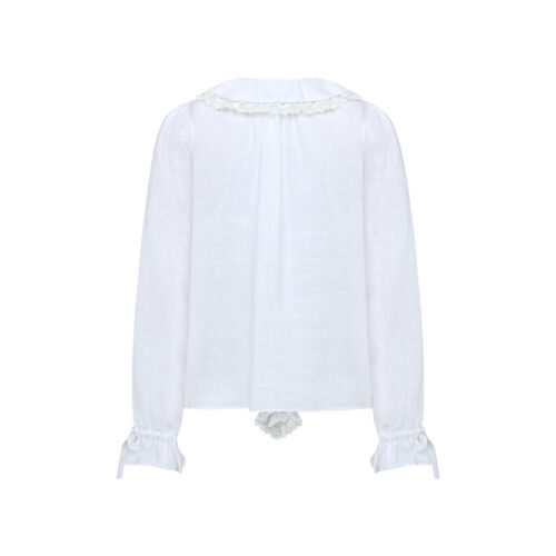Alternative view of #75 Poet's Cotton Linen Blouse