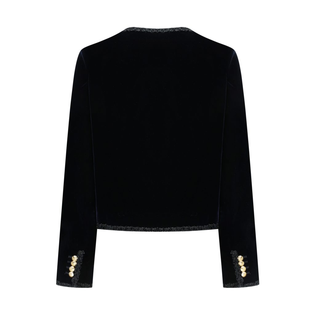 #80 The New Agehara Velvet Jacket (Black)