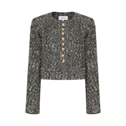 #79. Royal Button Tweed Jacket