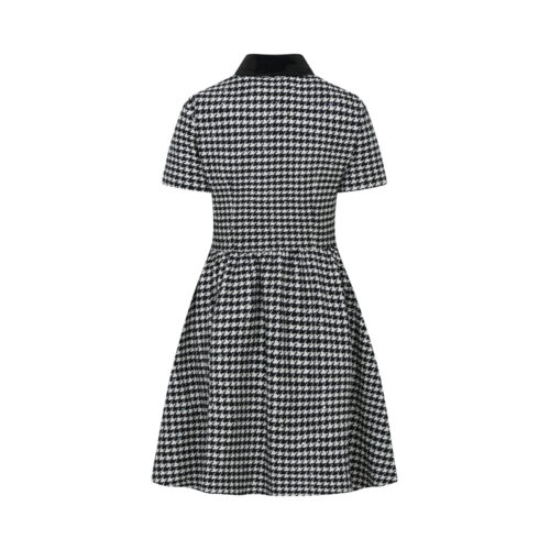 Alternative view of #81.1 Sparkly Houndstooth Volume Dress (+10cm)