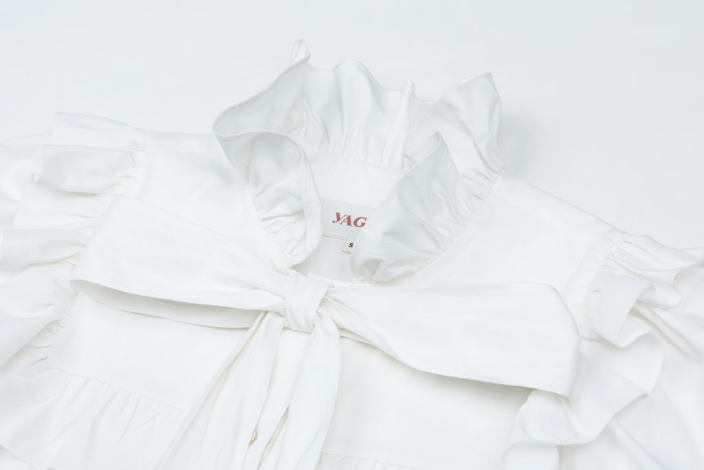#83 Kate's Ruffle Bow Blouse