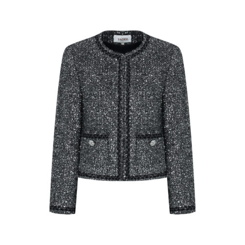 #85 Black Diamond Tweed Jacket