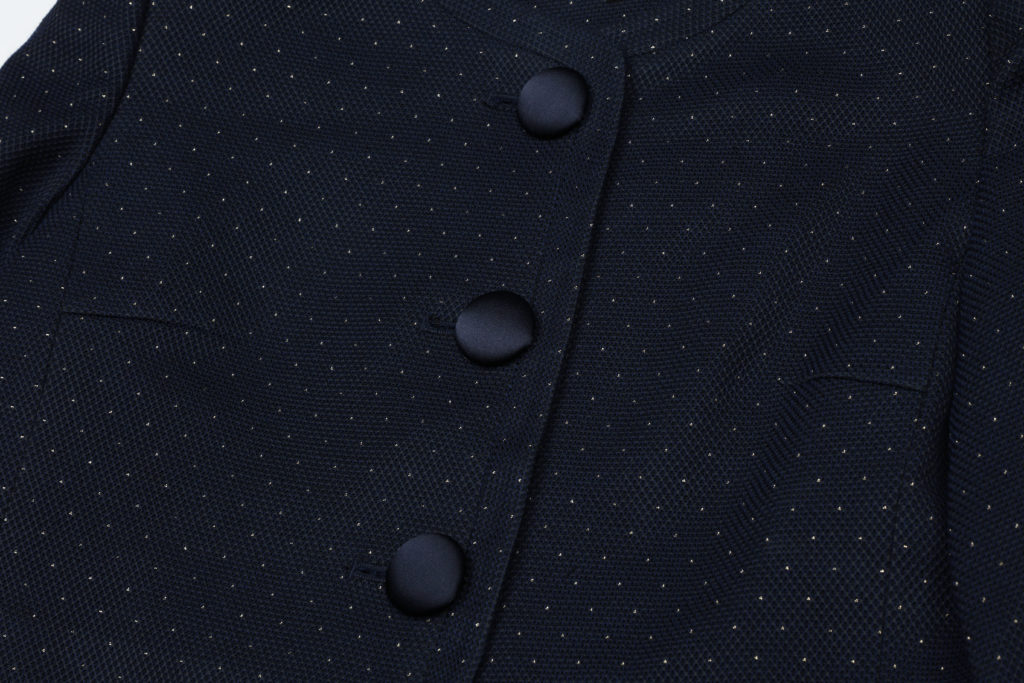 #87 French Gold Dot Jacquard Jacket
