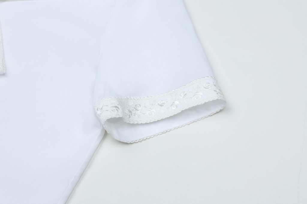 #88 Lace Detailed Sailor Collar Blouse