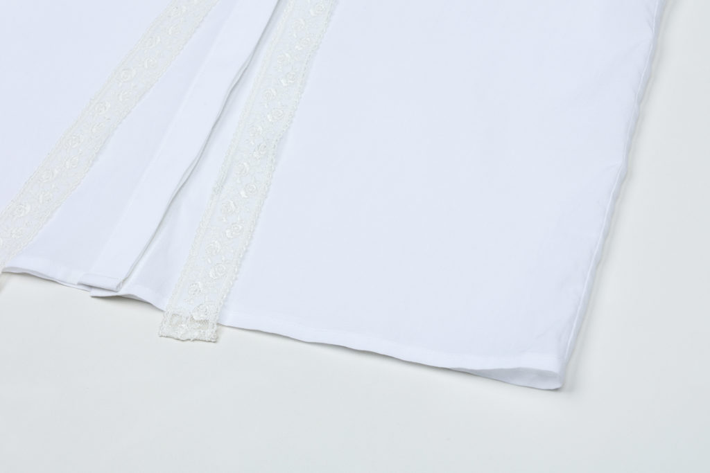 #88 Lace Detailed Sailor Collar Blouse