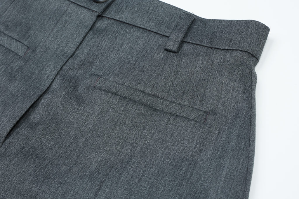 #89 Lily’s Grey Wool Pleated Skirt