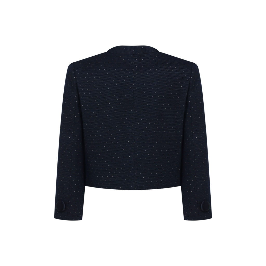 #87 French Gold Dot Jacquard Jacket