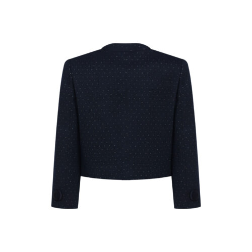 Alternative view of #87 French Gold Dot Jacquard Set-Up (5% OFF)